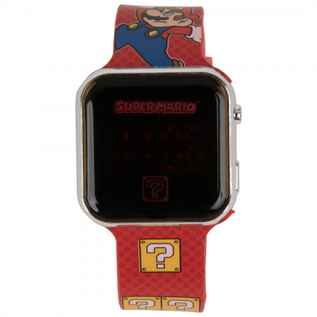 Super Mario Bros. ? Block LED Wrist Watch